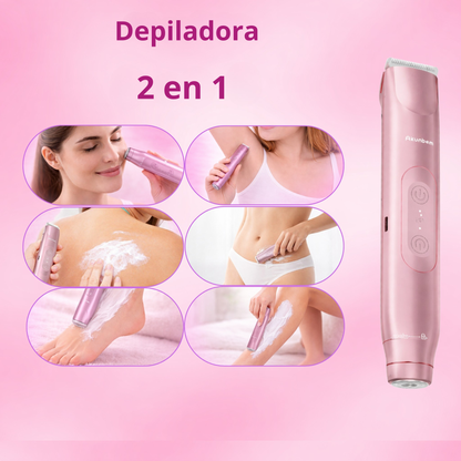 Depiladora 2 en 1